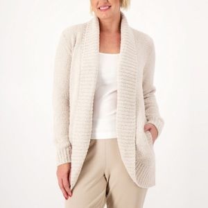 NWT Barefoot Dreams Circle Cardigan Stone XS/S
